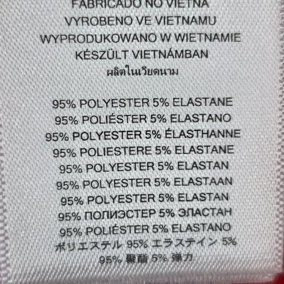 Womens Michael Kors Red Sleeveless Gold Chain Strap Tank Top Polyester Stretch S - Picture 3 of 8